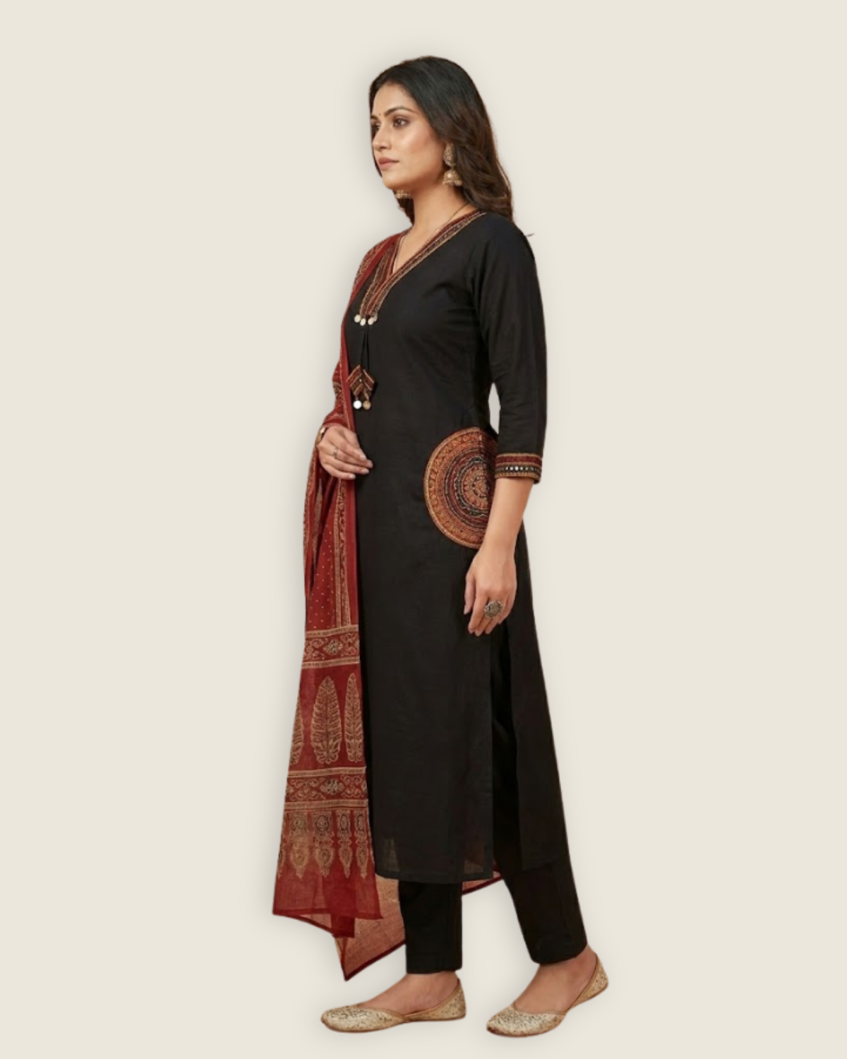 Premium Heavy Rich Dhabu Cotton Aline Suit🥳🥳