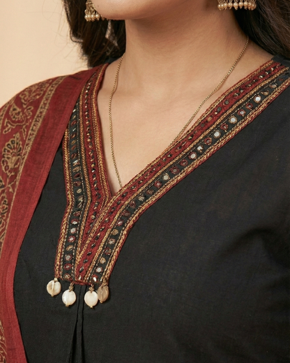 Premium Heavy Rich Dhabu Cotton Aline Suit🥳🥳