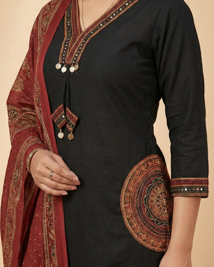 Premium Heavy Rich Dhabu Cotton Aline Suit🥳🥳