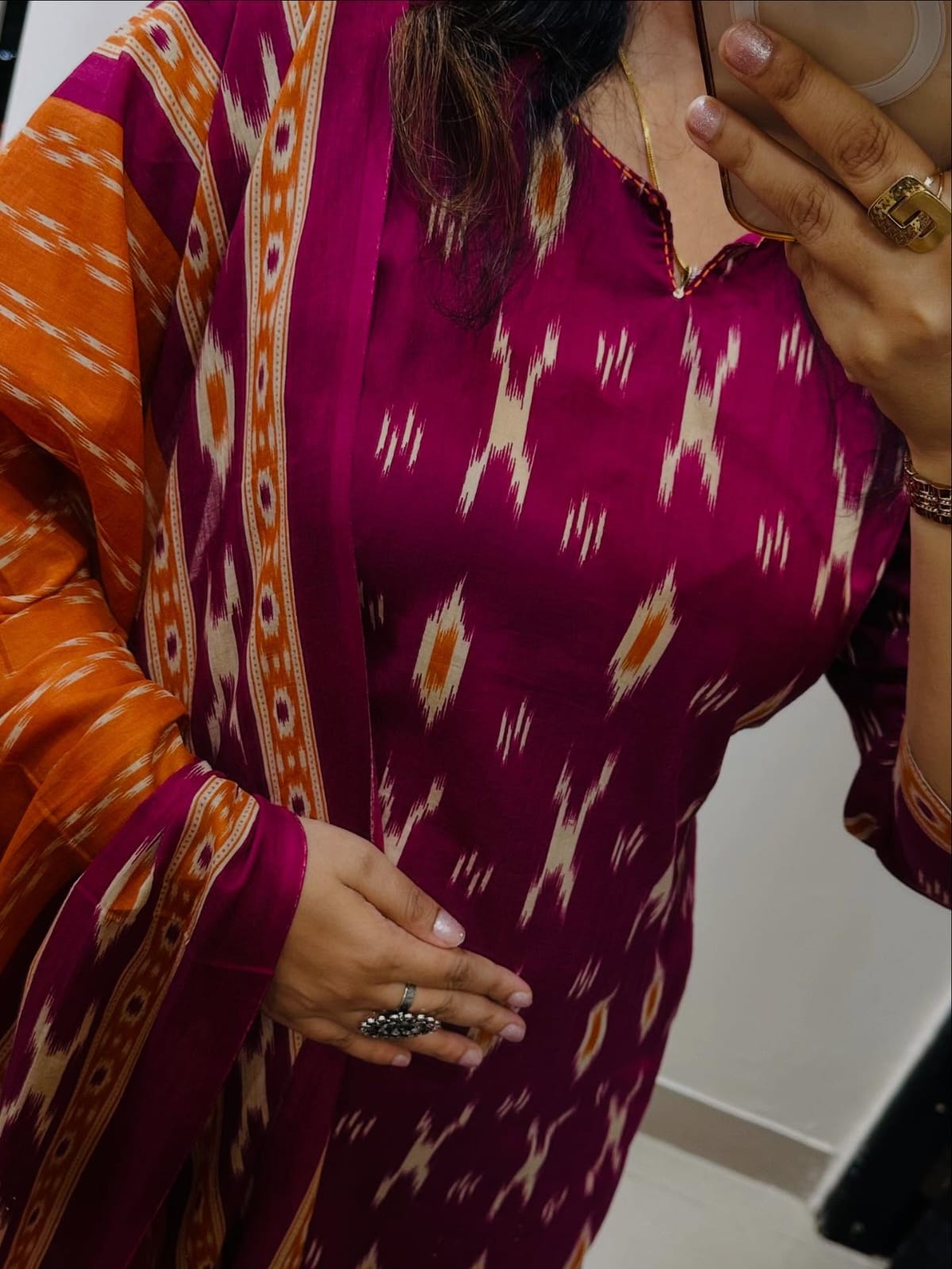 Straight Regullar Out Fit Kurti With Pant And Dupatta Set