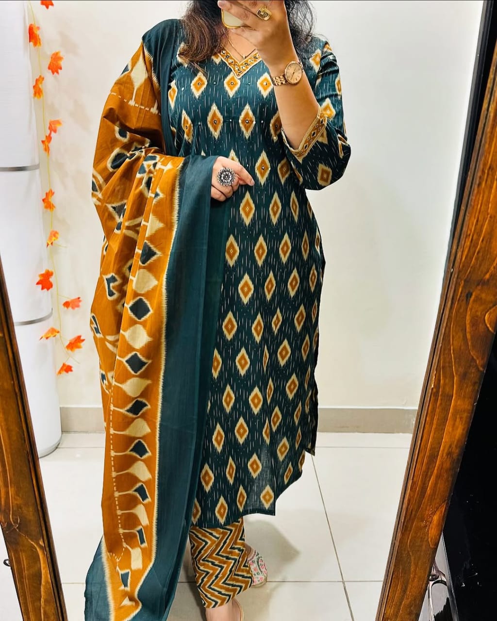 Libas Kurta Stylish Kurti With Bottom And Dupatta Set