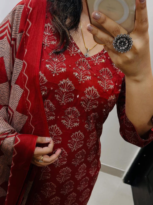 Libas Kurta Stylish Kurti With Pant And Dupatta set