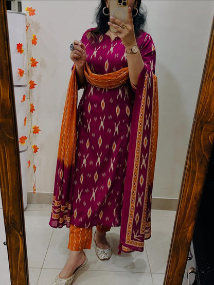 Premium Rich Azrak Cotton Suit