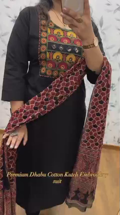 Premium Heavy Rich Dhabu Cotton Straight Suit🥳🥳